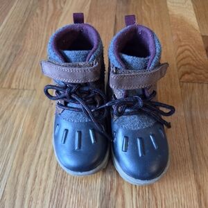 Carter's Kids Black, Grey, and Brown Boots